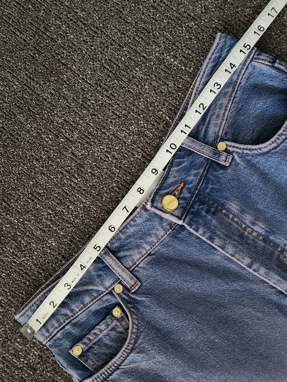 👖Ganni👖- Future Ombre High-Rise Wide Leg Jean - Picture 12 of 16